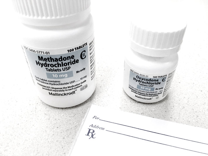 Methadone in tablets